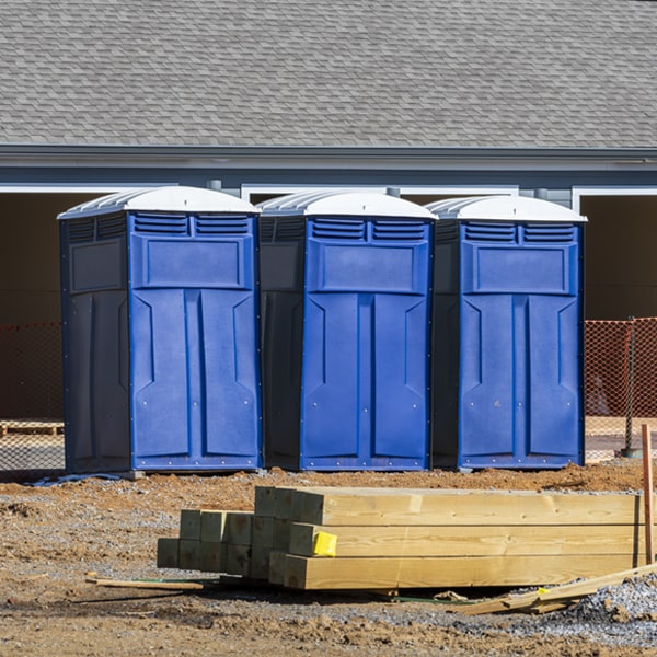 what is the expected delivery and pickup timeframe for the portable toilets in La Canada Flintridge CA